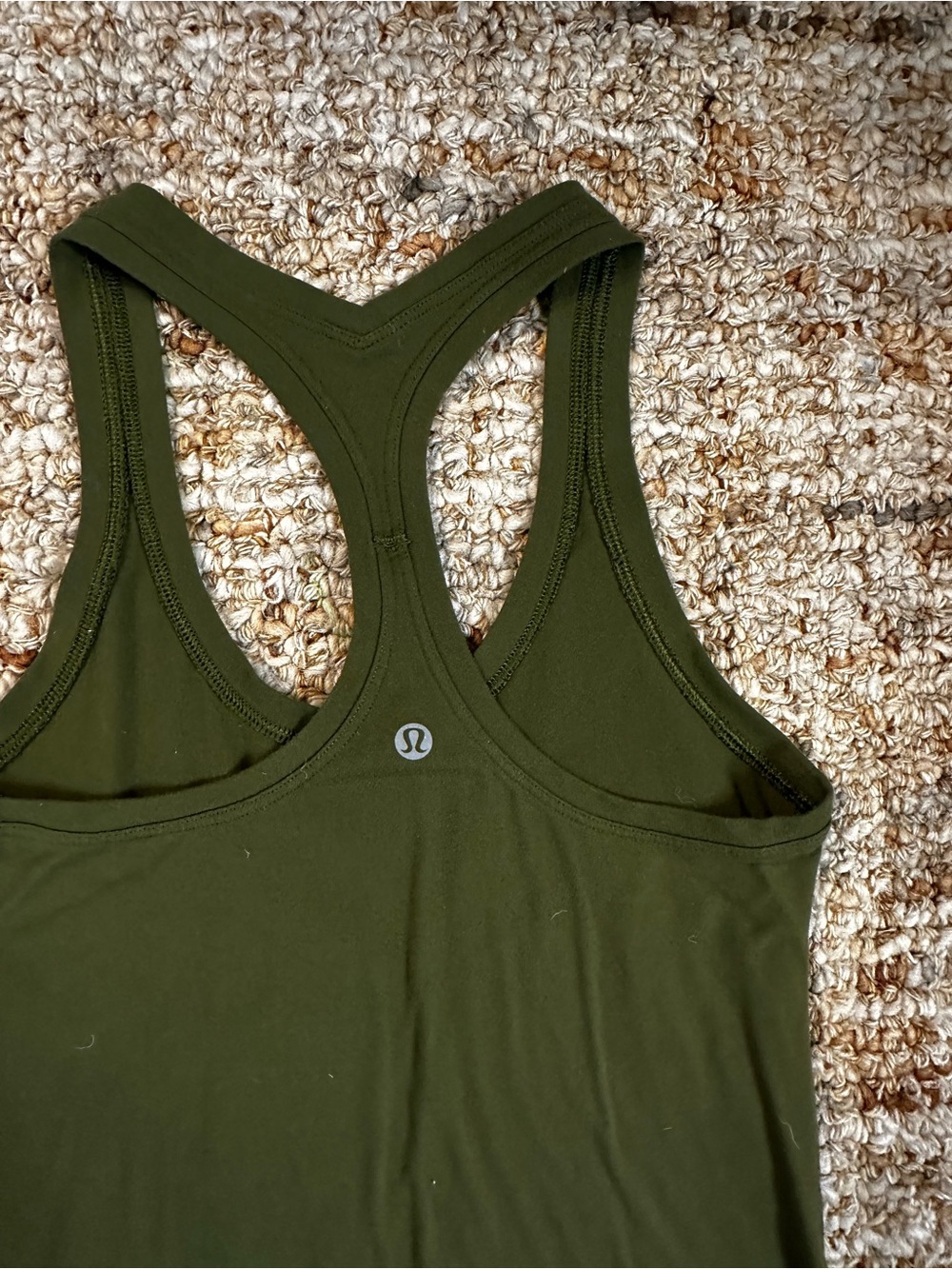 lululemon athletica Olive Green Racerback Tank Top - Picture 6 of 7